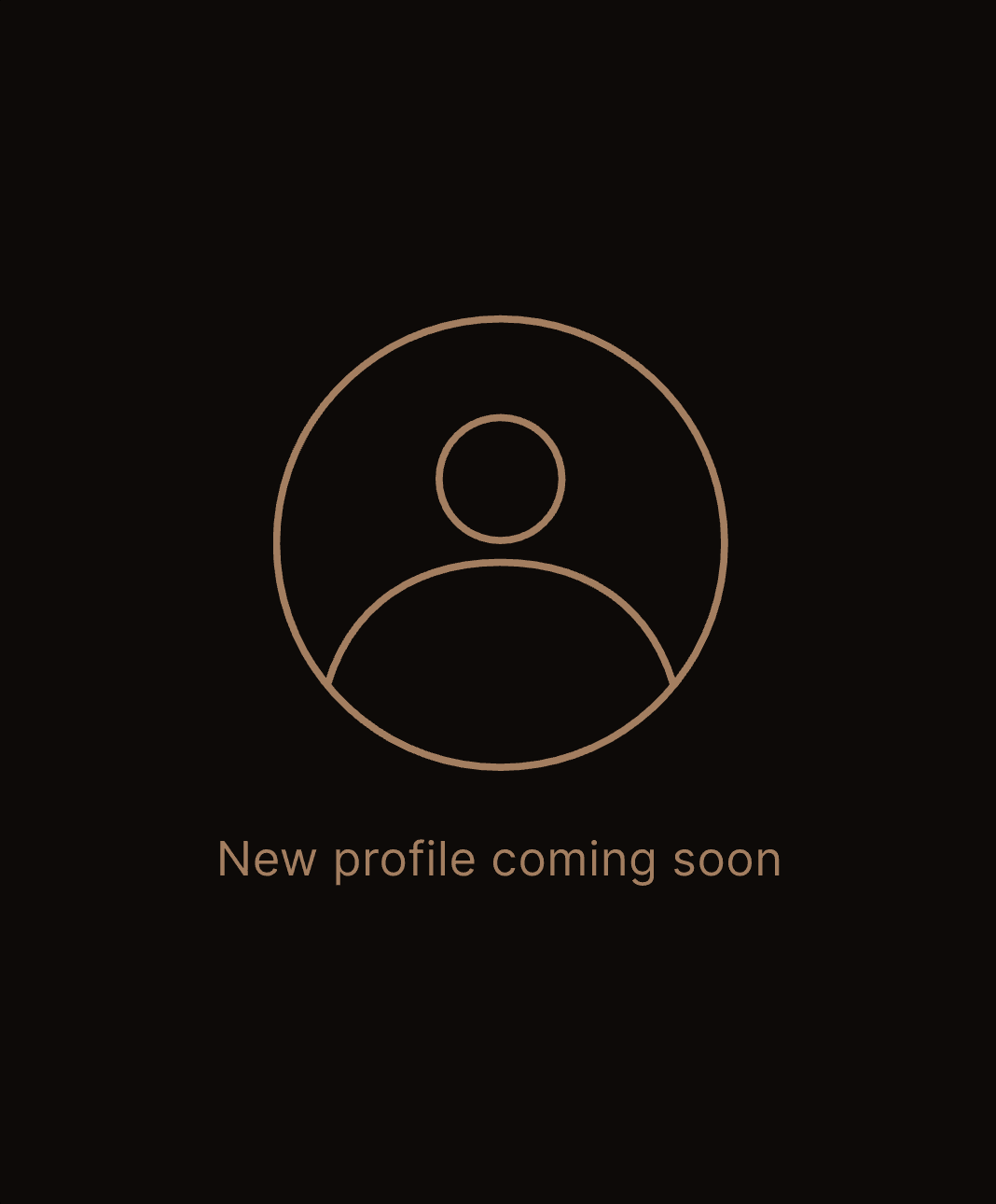 New profile coming soon